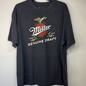 Miller Genuine Draft Charcoal Tee